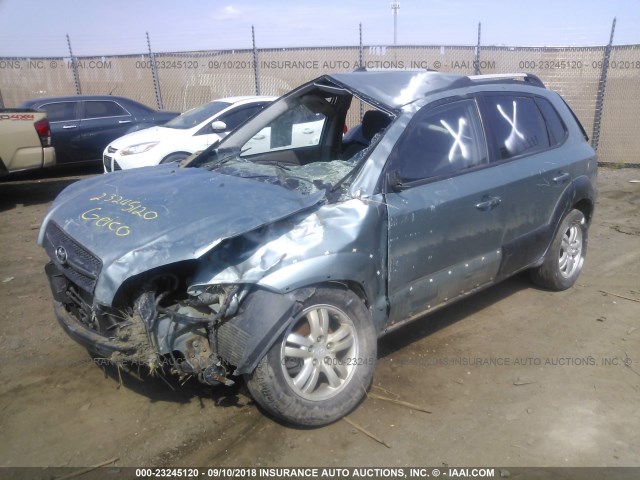 KM8JN72D76U342556 - 2006 HYUNDAI TUCSON GLS/LIMITED 浅蓝色 照片 2