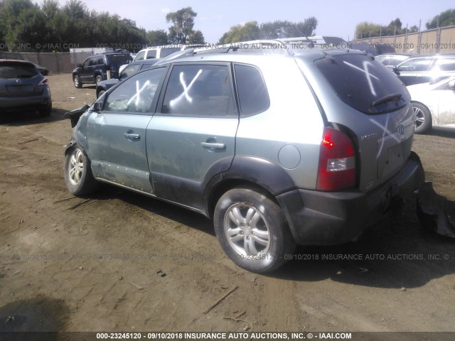 KM8JN72D76U342556 - 2006 HYUNDAI TUCSON GLS/LIMITED 浅蓝色 照片 3