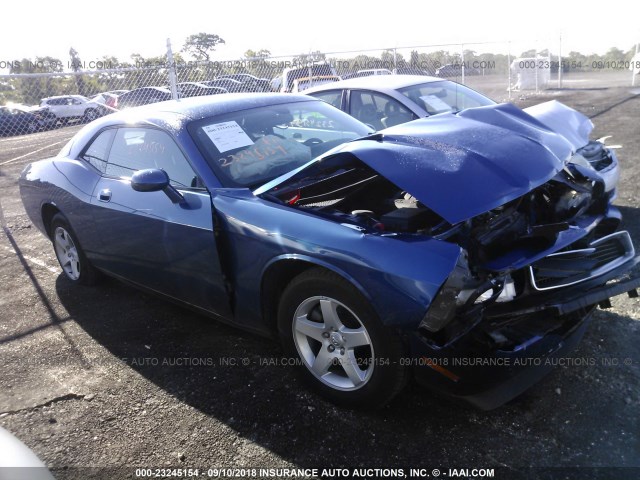 2B3CJ4DV5AH184227 - 2010 DODGE CHALLENGER SE BLUE photo 1