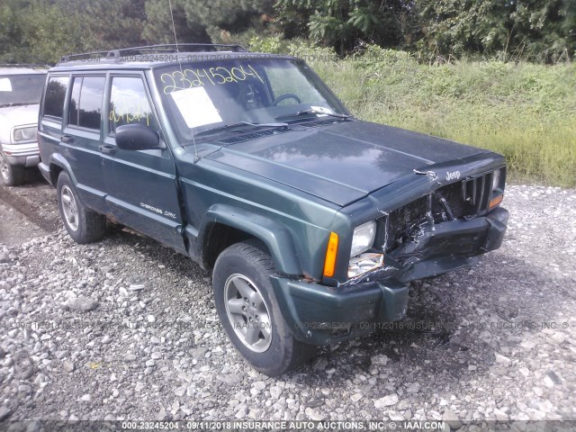 1J4FF68S1XL532720 - 1999 JEEP CHEROKEE SPORT/CLASSIC GREEN photo 1