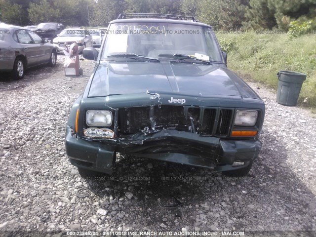 1J4FF68S1XL532720 - 1999 JEEP CHEROKEE SPORT/CLASSIC GREEN photo 6