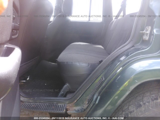 1J4FF68S1XL532720 - 1999 JEEP CHEROKEE SPORT/CLASSIC მწვანე ფოტო 8