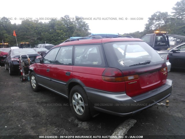 4S3BG6850X6620619 - 1999 SUBARU LEGACY OUTBACK/SSV/LIMITED/30TH RED photo 3