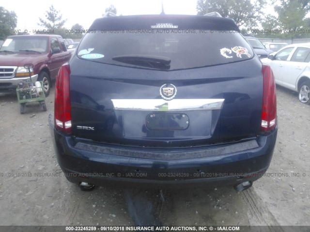 3GYFNAEY5BS570923 - 2011 CADILLAC SRX LUXURY COLLECTION BLUE photo 6