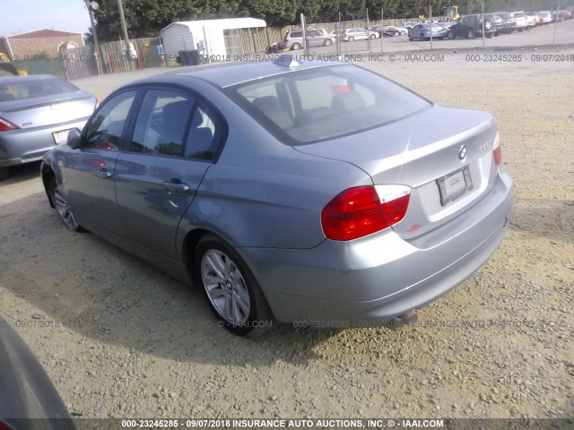 WBAVC73547KP32012 - 2007 BMW 328 XI SULEV BLUE photo 3