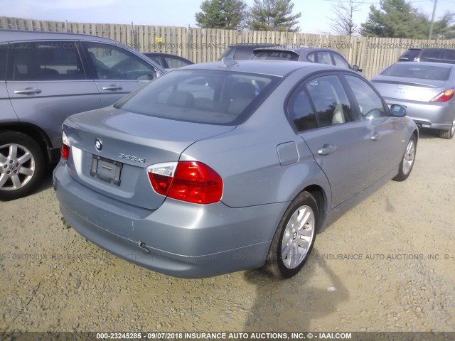 WBAVC73547KP32012 - 2007 BMW 328 XI SULEV BLUE photo 4