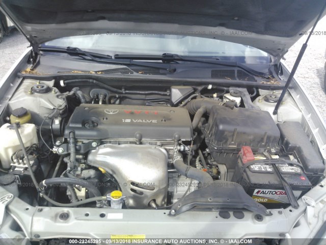 4T1BE32K65U002552 - 2005 TOYOTA CAMRY LE/XLE/SE Күміс фото 10