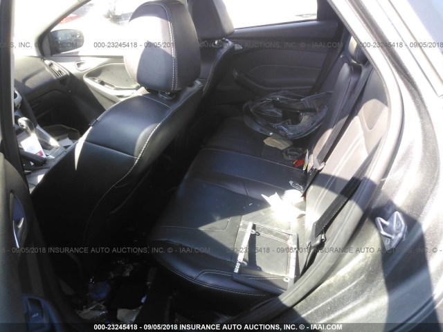 1FADP3F2XEL178811 - 2014 FORD FOCUS SE GRAY photo 8