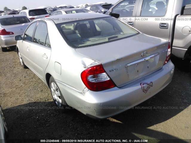 4T1BE32K83U128473 - 2003 TOYOTA CAMRY LE/XLE/SE Gümüş foto 3