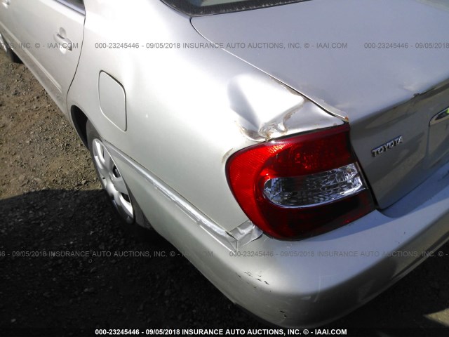 4T1BE32K83U128473 - 2003 TOYOTA CAMRY LE/XLE/SE Gümüş foto 6