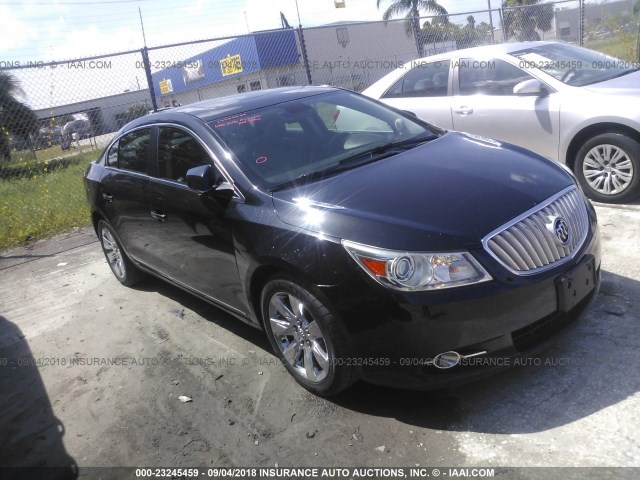 1G4GC5ED6BF142444 - 2011 BUICK LACROSSE CXL BLACK photo 1