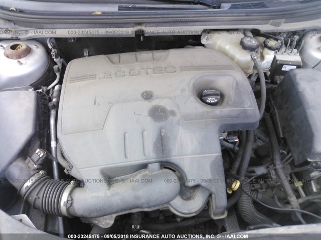 1G1ZC5E19BF323355 - 2011 CHEVROLET MALIBU 1LT SILVER photo 10