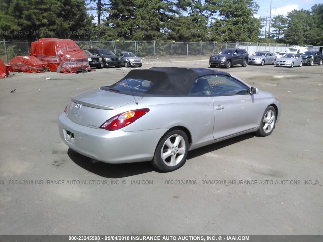 4T1FA38P75U061237 - 2005 TOYOTA CAMRY SOLARA SE/SLE Gümüş foto 4