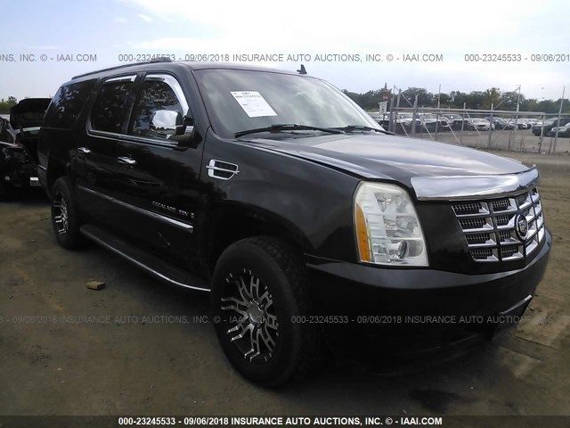 1GYFK66807R229279 - 2007 CADILLAC ESCALADE ESV BLACK photo 1