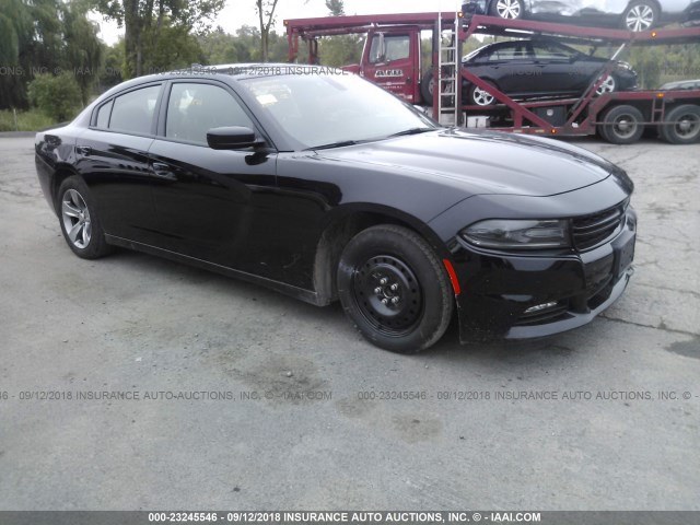 2C3CDXHG5JH133480 - 2018 DODGE CHARGER SXT PLUS BLACK photo 1