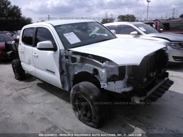 3TMAZ5CN8GM015089 - 2016 TOYOTA TACOMA DBL CAB/SR5/TRD SPORT/OR WHITE photo 1