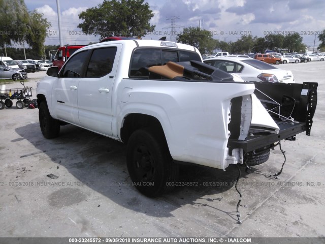 3TMAZ5CN8GM015089 - 2016 TOYOTA TACOMA DBL CAB/SR5/TRD SPORT/OR WHITE photo 3