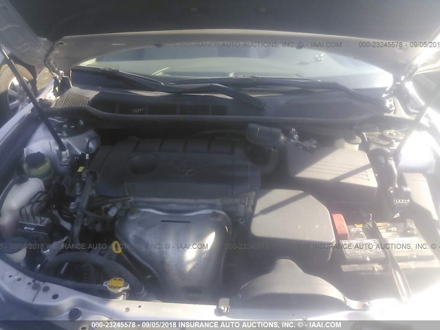 4T1BF3EK6AU112634 - 2010 TOYOTA CAMRY SE/LE/XLE SILVER photo 10