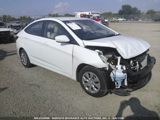 KMHCT4AE6HU367409 - 2017 HYUNDAI ACCENT SE WHITE photo 1