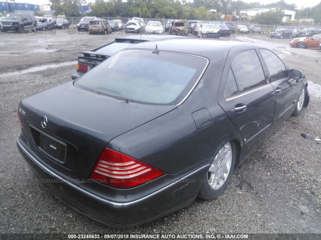 WDBNG70J93A370251 - 2003 MERCEDES-BENZ S 430 GRAY photo 4