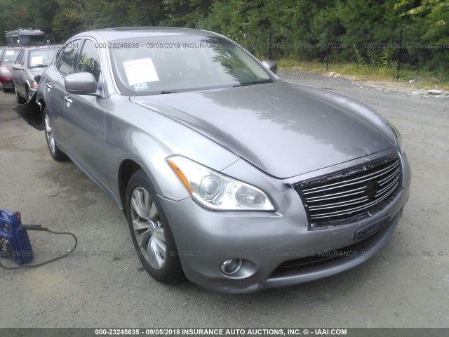 JN1BY1AR5BM372582 - 2011 INFINITI M37 X GRAY photo 1