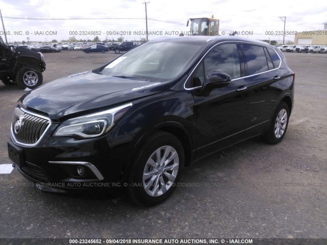 LRBFXBSA5HD161485 - 2017 BUICK ENVISION ESSENCE 黑色 照片 2