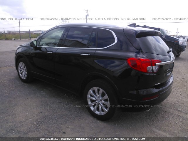 LRBFXBSA5HD161485 - 2017 BUICK ENVISION ESSENCE 黑色 照片 3