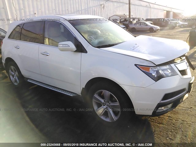 2HNYD2H22AH512813 - 2010 ACURA MDX WHITE photo 1