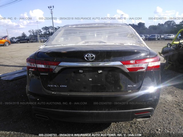 4T1BK1EB6DU047076 - 2013 TOYOTA AVALON PREMIUM/TOURING/LIMITED BLACK photo 6