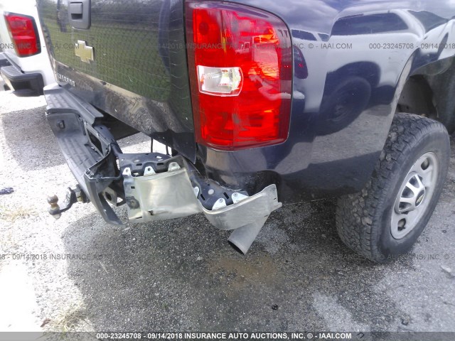 1GC2CVCG1BZ322019 - 2011 CHEVROLET SILVERADO C2500 HEAVY DUTY BLUE photo 6