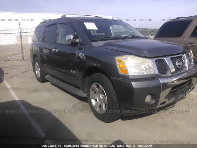 5N1AA08A85N736480 - 2005 NISSAN ARMADA SE/LE GRAY photo 1