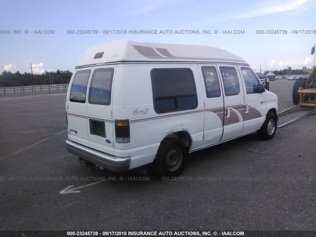 1FDEE14NXRHA00763 - 1994 FORD ECONOLINE E150 VAN WHITE photo 4