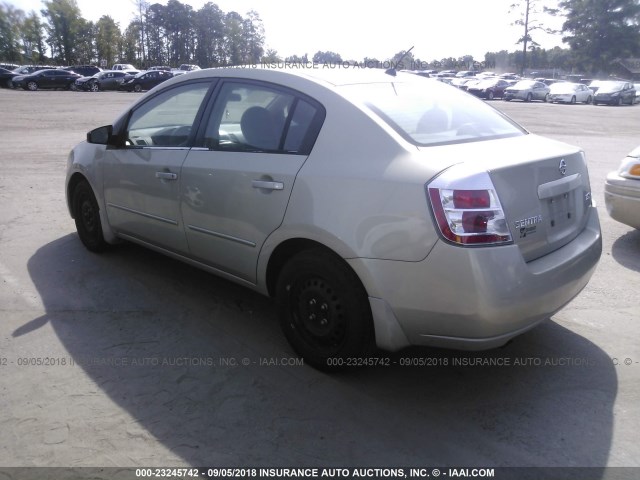 3N1AB61E77L724635 - 2007 NISSAN SENTRA 2.0/2.0S/2.0SL GOLD photo 3