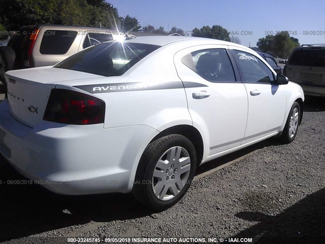 1B3BD4FB9BN562015 - 2011 DODGE AVENGER EXPRESS 白色 照片 4