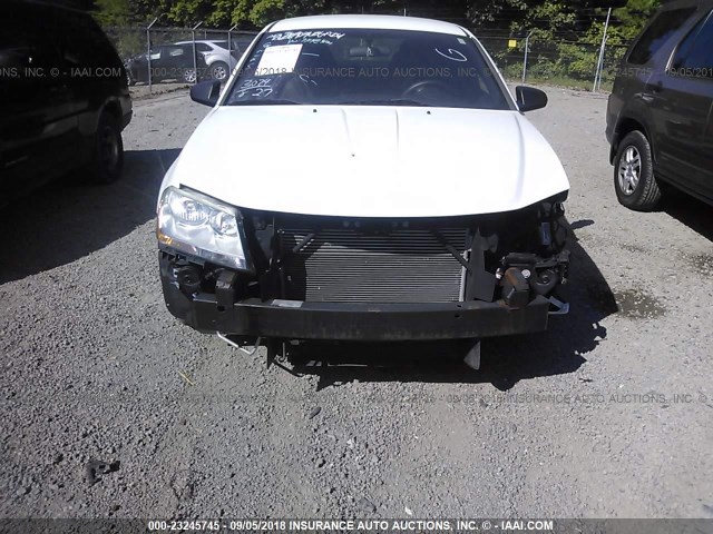 1B3BD4FB9BN562015 - 2011 DODGE AVENGER EXPRESS WHITE photo 6