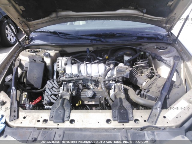 2G2WS522X41375330 - 2004 PONTIAC GRAND PRIX GT2 ოქროსფერი ფოტო 10