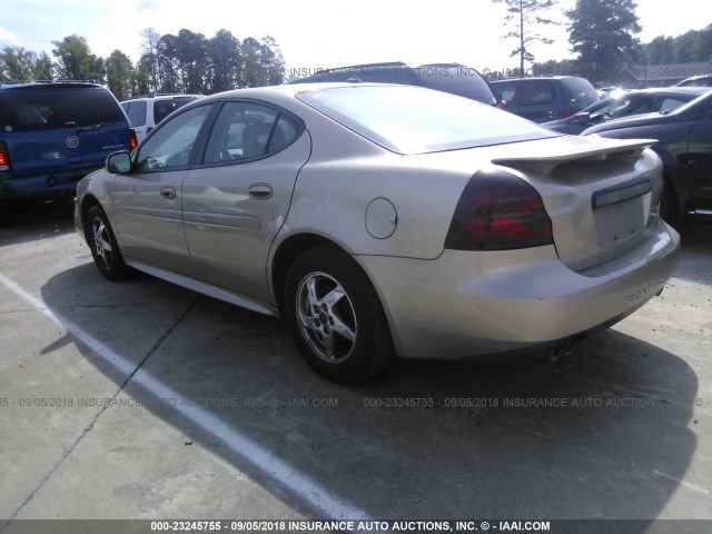 2G2WS522X41375330 - 2004 PONTIAC GRAND PRIX GT2 ოქროსფერი ფოტო 3