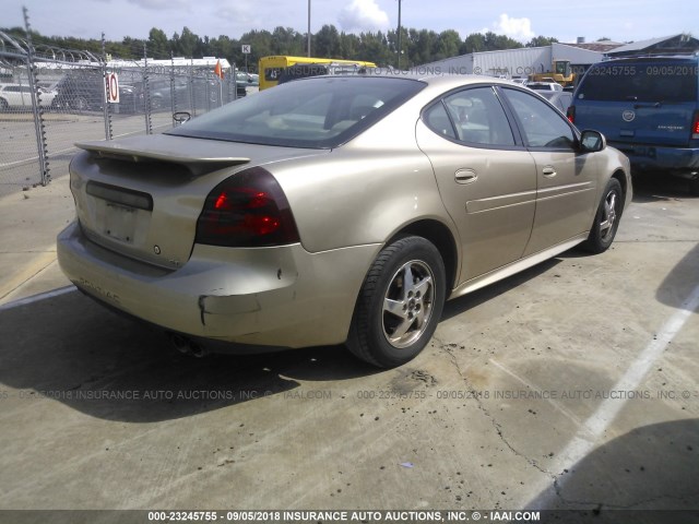 2G2WS522X41375330 - 2004 PONTIAC GRAND PRIX GT2 GOLD photo 4