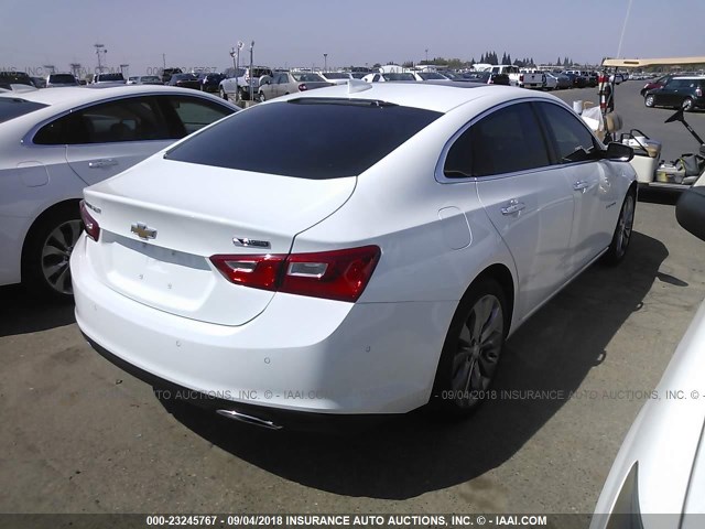 1G1ZH5SX7GF202079 - 2016 CHEVROLET MALIBU PREMIER 白色 照片 4