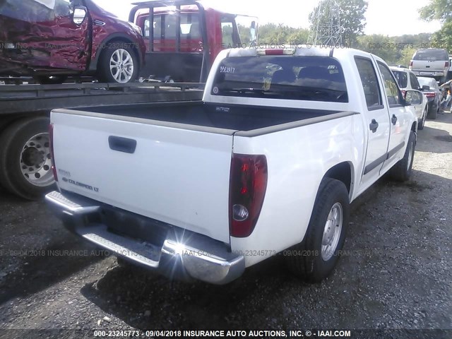 1GCCS339088213675 - 2008 CHEVROLET COLORADO LT WHITE photo 4