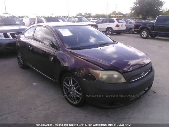 JTKDE177060073737 - 2006 TOYOTA SCION TC 紫色 照片 1