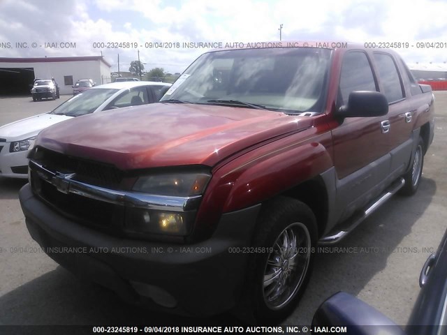 3GNEC13T02G304833 - 2002 CHEVROLET AVALANCHE C1500 ORANGE photo 2