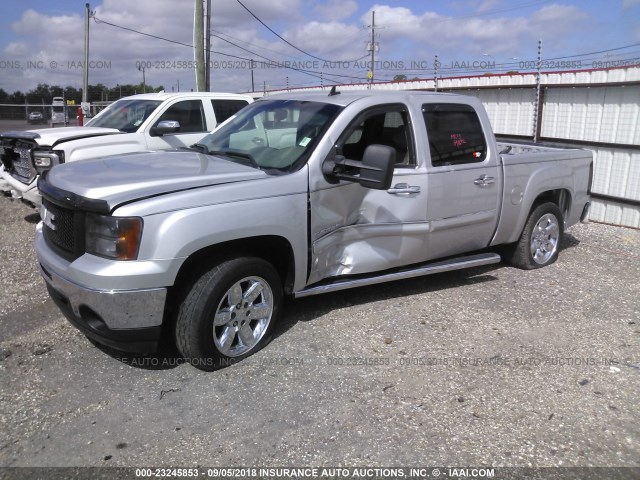 3GTP1VE03DG244194 - 2013 GMC SIERRA C1500 SLE SILVER photo 2