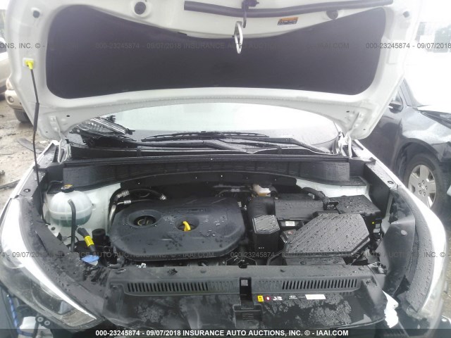 KM8J33A43JU666726 - 2018 HYUNDAI TUCSON WHITE photo 10