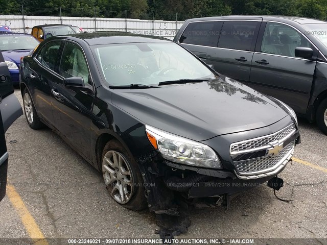 1G11D5RR9DF101427 - 2013 CHEVROLET MALIBU 1LT BLACK photo 1