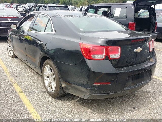 1G11D5RR9DF101427 - 2013 CHEVROLET MALIBU 1LT BLACK photo 3