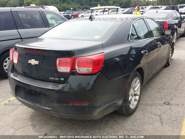 1G11D5RR9DF101427 - 2013 CHEVROLET MALIBU 1LT BLACK photo 4
