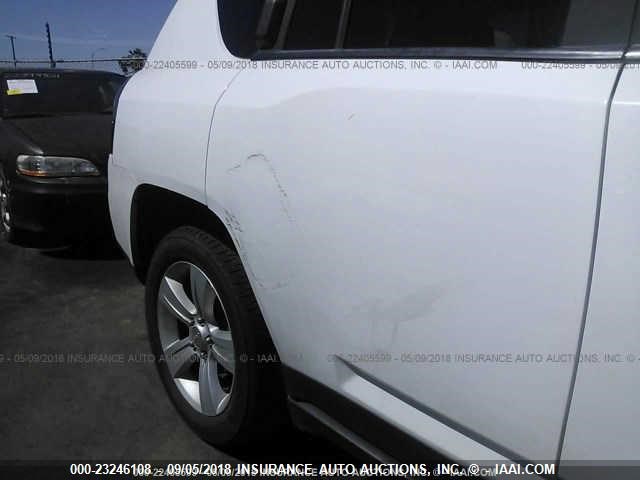 1C4NJCBA7GD553919 - 2016 JEEP COMPASS SPORT WHITE photo 6