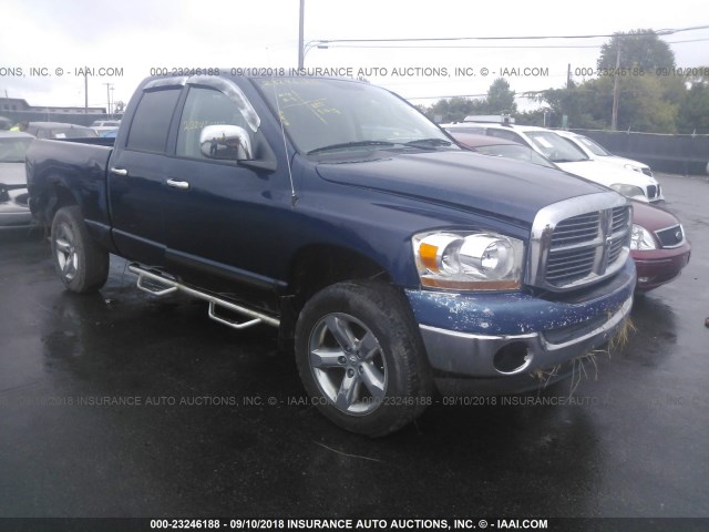 1D7HU18N36S577282 - 2006 DODGE RAM 1500 ST/SLT BLUE photo 1