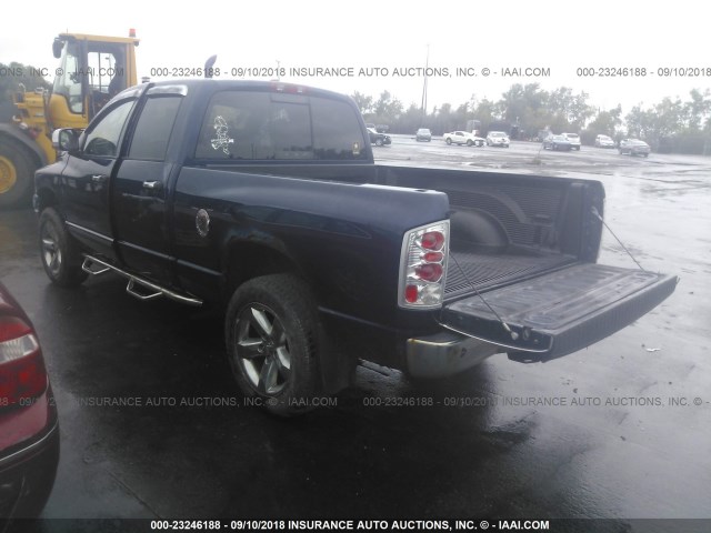 1D7HU18N36S577282 - 2006 DODGE RAM 1500 ST/SLT BLUE photo 3